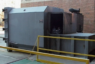 Self contained trash compactor